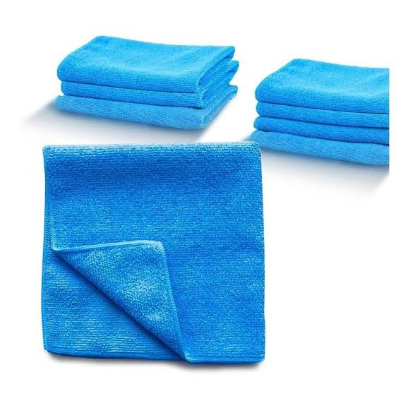 PANO MICROFIBRA 30X30CM AZUL